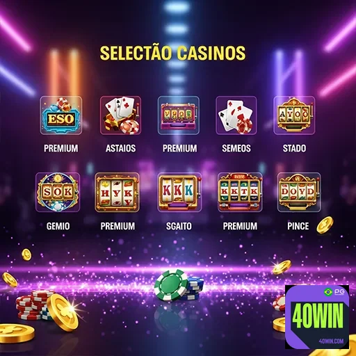 Imagem relacionada a jogos no site 40win, destaque na seção 'Games 06' com elementos visuais de entretenimento.